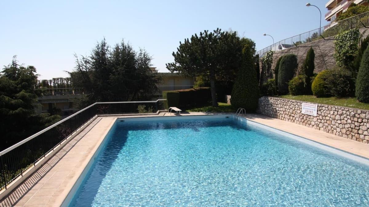 3 pièces vue mer et piscine quartier Parc Impérial Nizza Esterno foto
